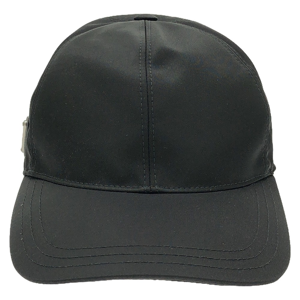 Prada Baseball Cap Hat Nylon Black